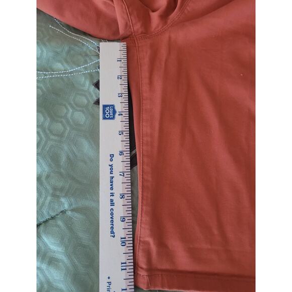 Gloria Vanderbilt Amanda Pullon Capri Bermuda Pants Terracotta 16w‎ - Picture 6 of 8